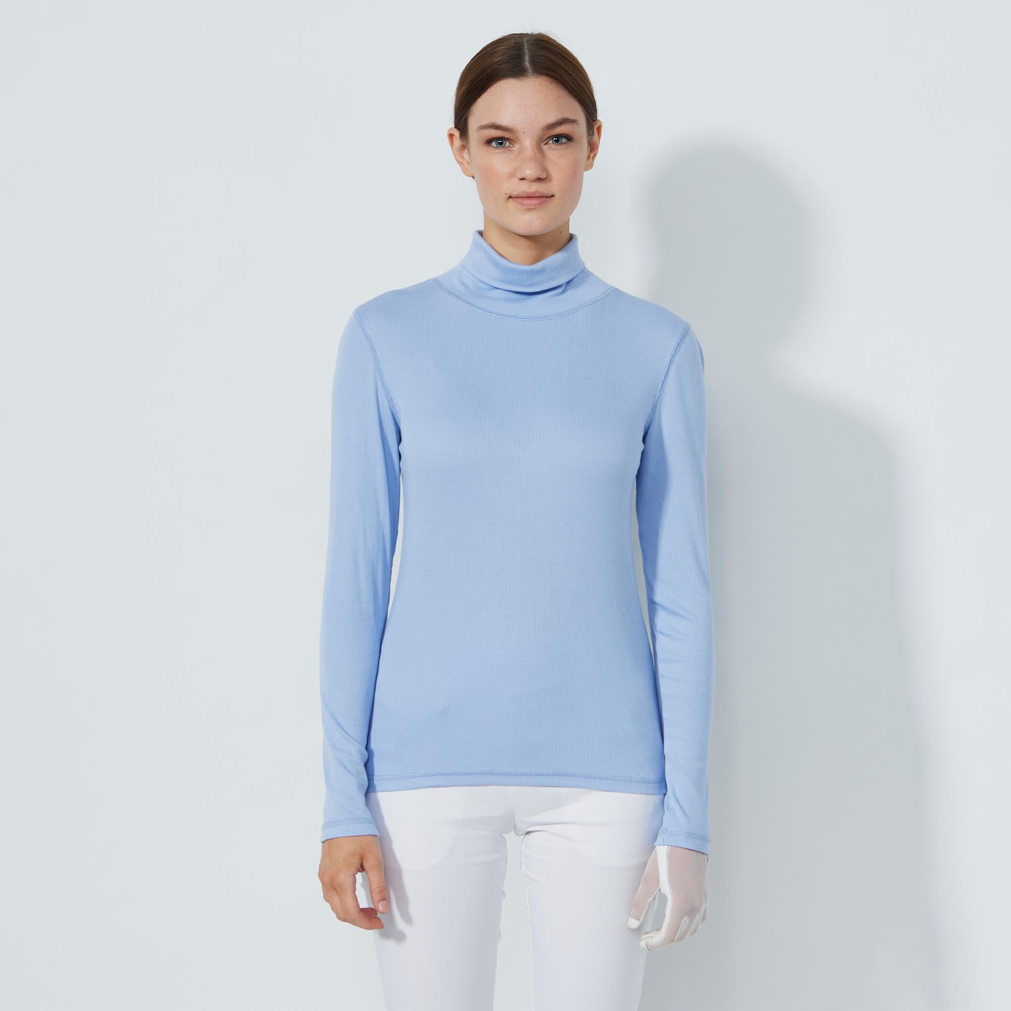 Daily Sports Ancona Ladies Golf Roll Neck Blue Heron